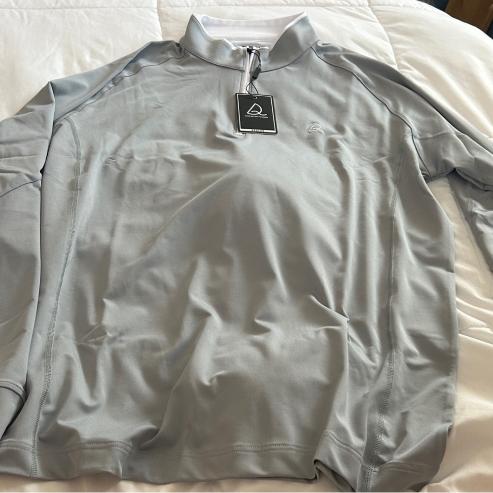 Gray Quarter-Zip Pullover